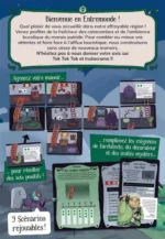 Affiche de jeu de société Entremonde avec scénarios