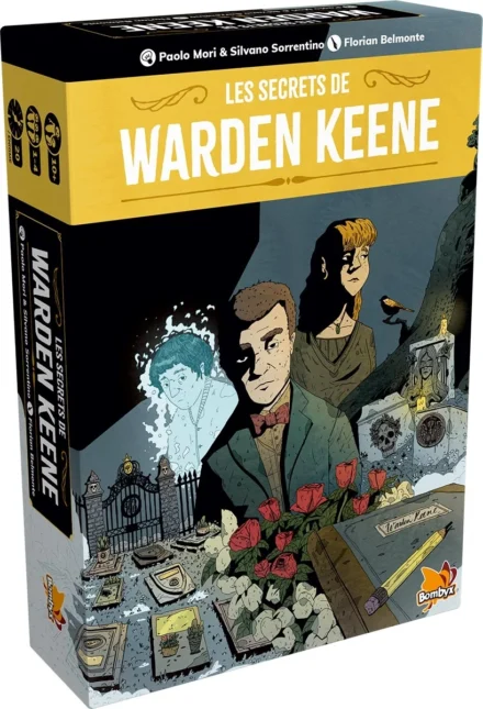 Boîte jeu Les Secrets de Warden Keene bande dessinée