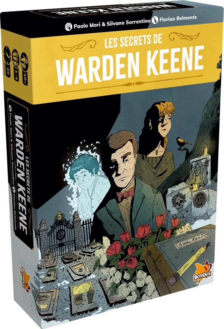 Boîte jeu Les Secrets de Warden Keene bande dessinée