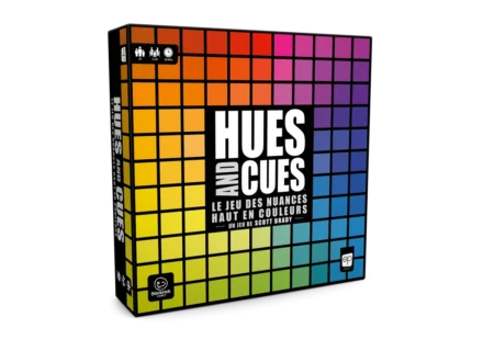 Boîte de jeu Hues and Cues colorée