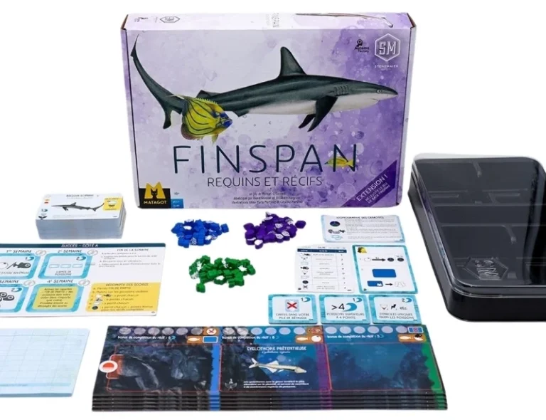 Jeu de société Finspan requins et récifs