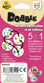 Jeu de cartes Dobble en pack rose