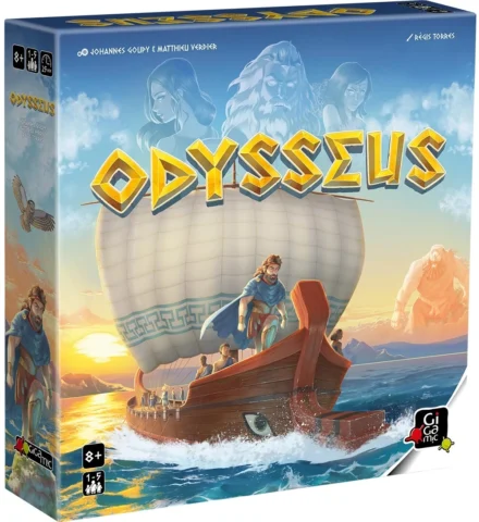 Boîte du jeu Odysseus avec景观 de la mer