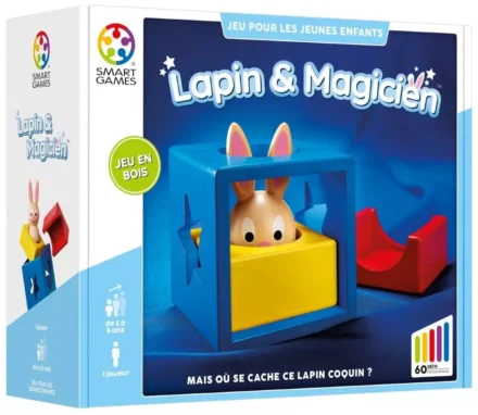 Boîte de jeu Lapin & Magicien pour enfants