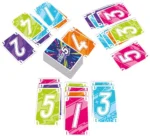 Jeu de cartes Stack 5 colorées et numérotées