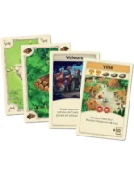 Cartes du jeu de société agricole et rural