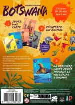 Jeu de cartes Botswana Reiner Knizia animaux