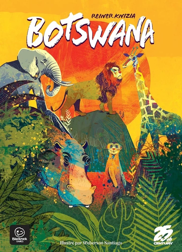 Jeu Botswana avec animaux africains