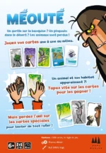 Jeu de cartes MÉOUTE avec animaux et habitats