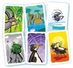 Cartes illustrées avec animaux et personnages