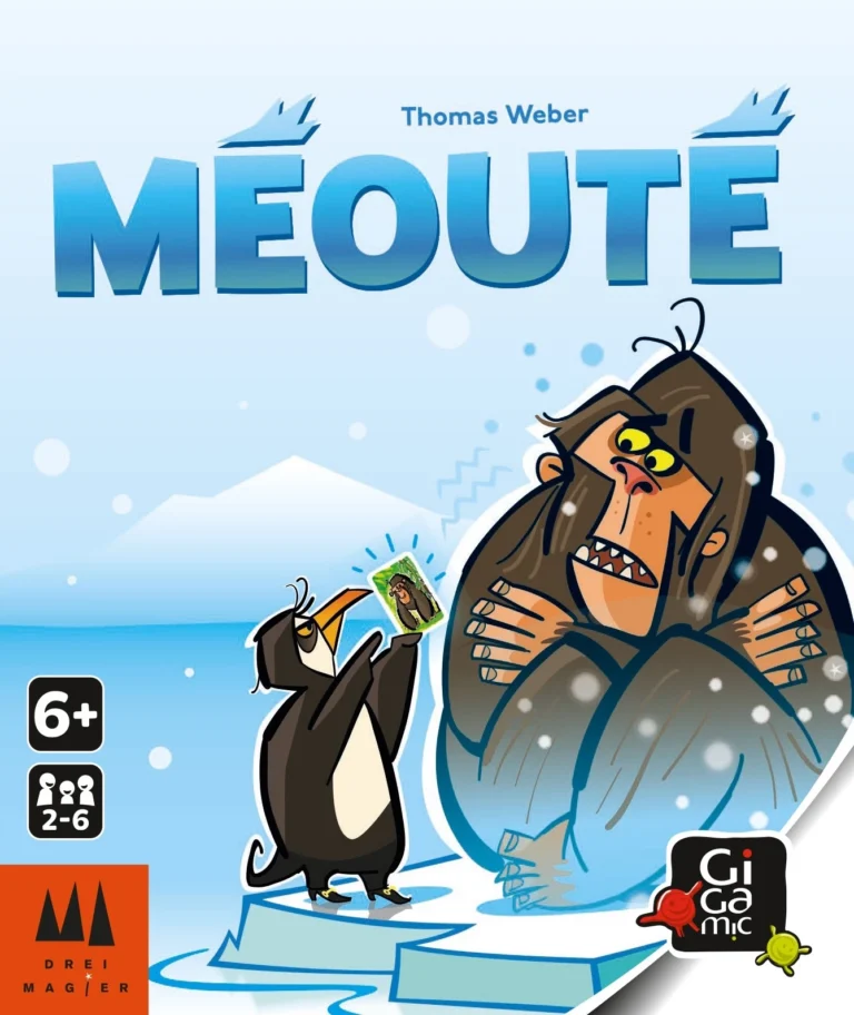 Jeu de société Méouté avec pingouin et ourse polaire
