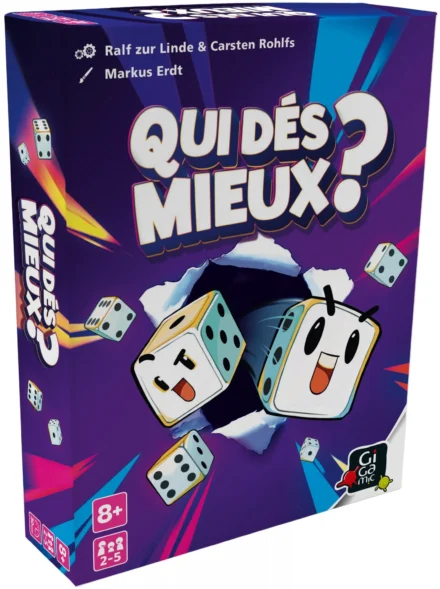 Boîte de jeu Qui Dès Mieux