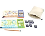 Jeu Metro Bingo avec plateaux, tuiles, crayon et sac