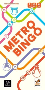 Boîte du jeu Metro Bingo inspirée d’un plan de métro