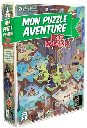 Boîte du jeu Mon Puzzle Aventure Petits Détectives