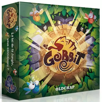 Boîte jeu de société Gobbit avec créatures fantasy colorées