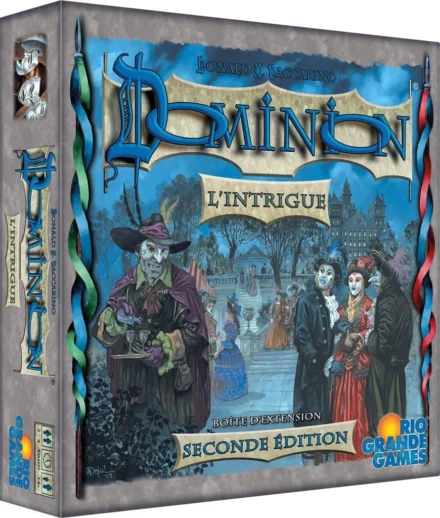 Boîte jeu Dominion L'Intrigue extension deuxième édition
