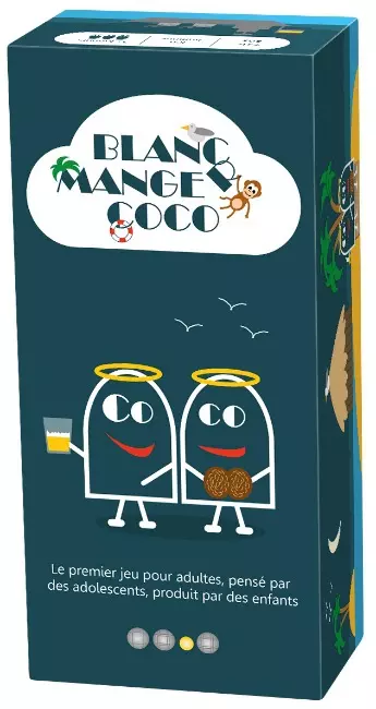 Boîte jeu Blanc Manger Coco personnages souriants
