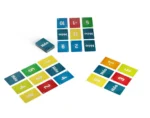 Jeu de cartes colorées Hilo disposé sur table