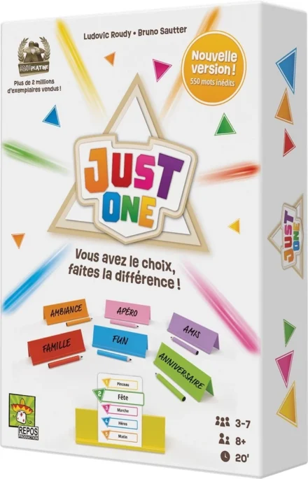 Boîte jeu Just One nouvelle version française