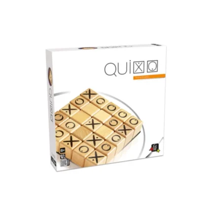 Jeu de société Quixo avec cubes en bois naturel