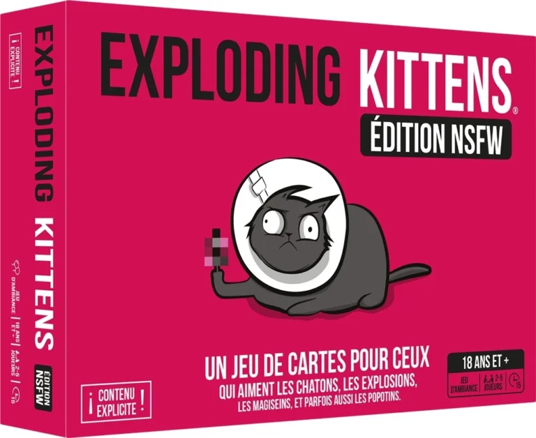 FFNFC0AW22.webp Boîte jeu Exploding Kittens édition NSFW rose