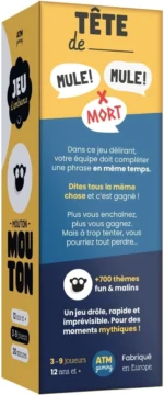 Boîte jeu Tête de Mule, jeu de société amusant