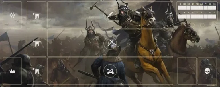Guerriers médiévaux à cheval en armure combat épée