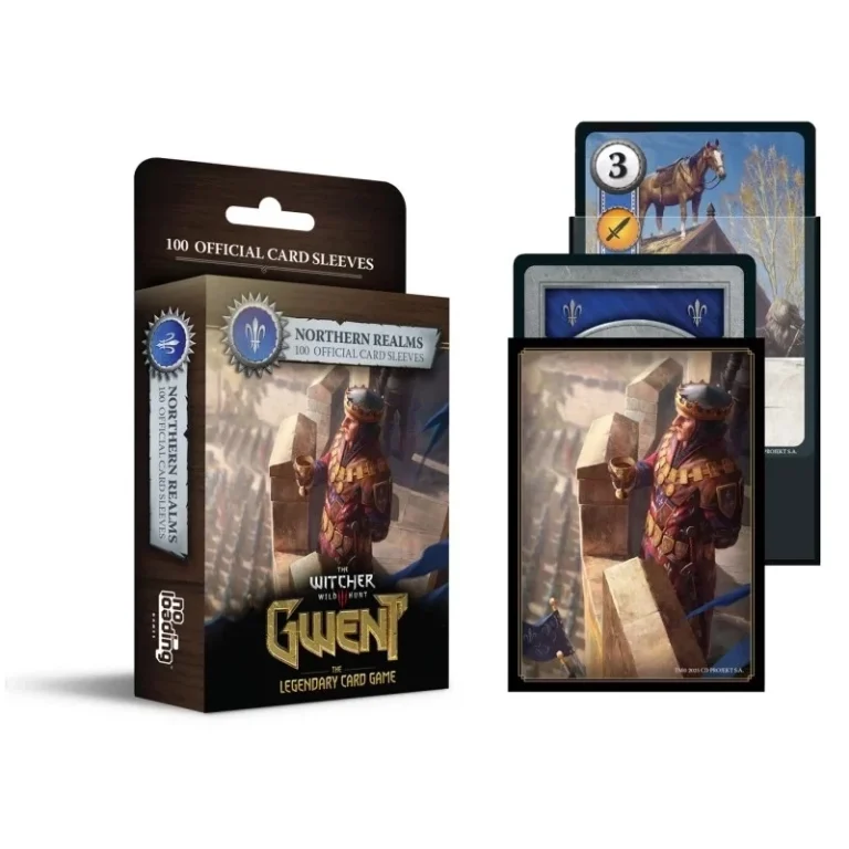 Sleeves cartes Gwent Northern Realms Witcher jeu de cartes