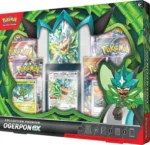 Boîte collection premium Pokémon Ogerponex avec cartes et figurines