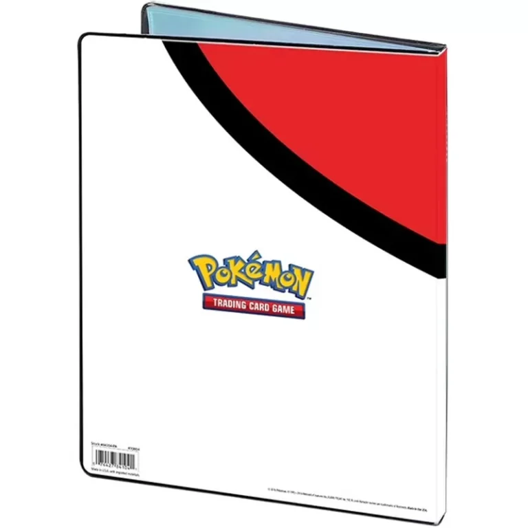Classeur Pokémon Trading Card Game rouge et blanc