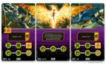 Cartes de jeu Marvel avec personnages superpuissances et symboles