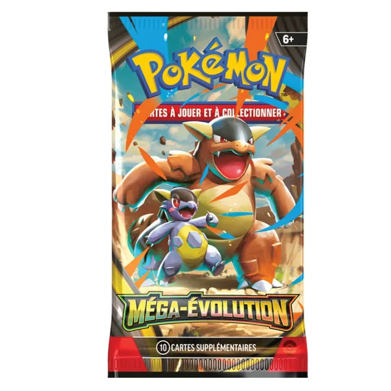 Booster Pokémon Méga-Évolution 10 cartes supplémentaires