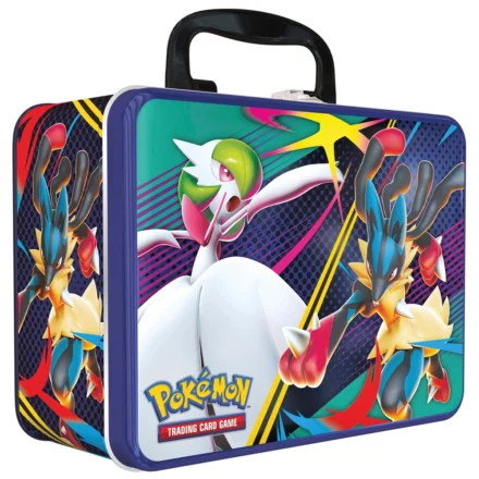 Valise Pokémon Trading Card Game colorée avec poignée noire