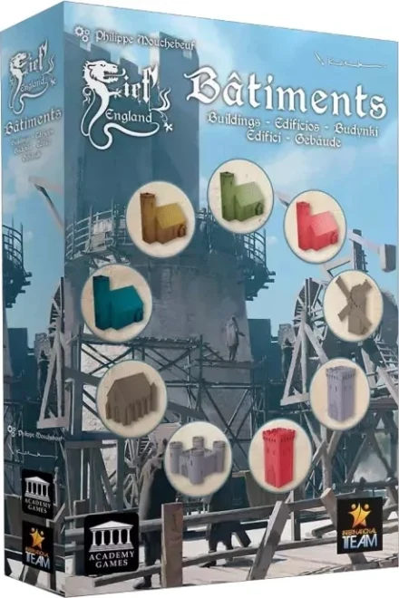 Boîte du jeu de société Fief England Bâtiments