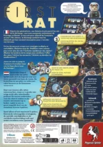 First Rat jeu de société spatial avec rats astronautes