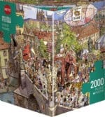 Puzzle 2000 pièces Street Parade ville médiévale Heye