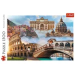 Collage monuments italiens Colosseum Trevi Venise puzzle