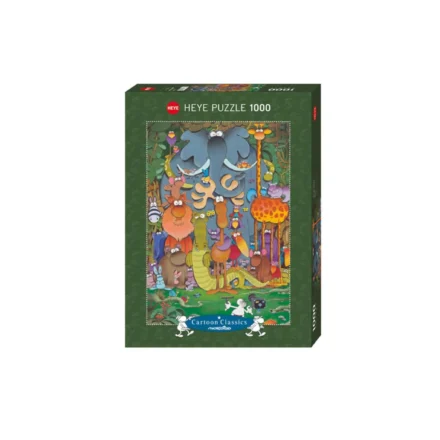 Puzzle Heye 1000 pièces Cartoon Classics avec animaux