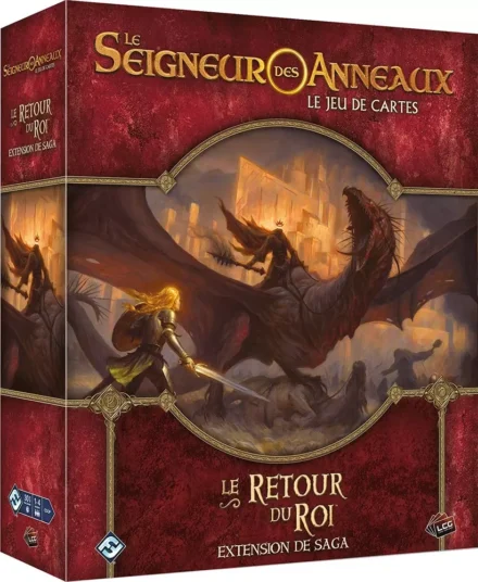 Boîte jeu cartes Seigneur Anneaux Retour Roi