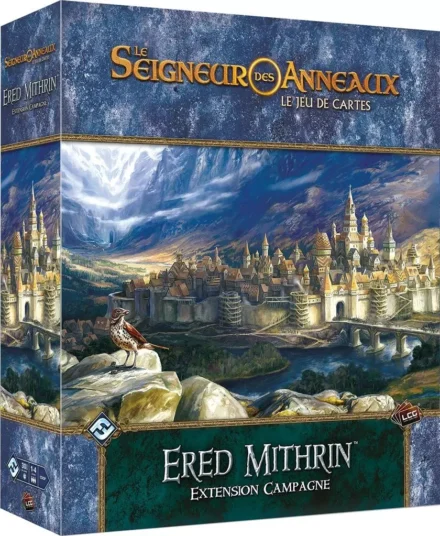 Boîte jeu de cartes Seigneur des Anneaux Ered Mithrin