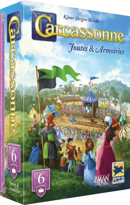 Boîte jeu Carcassonne Toutes & Armoiries médiéval