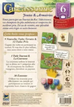 Carcassonne Foutes & Armories extension jeu société