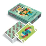 Jeu de cartes Ranneki avec boîte et cartes colorées