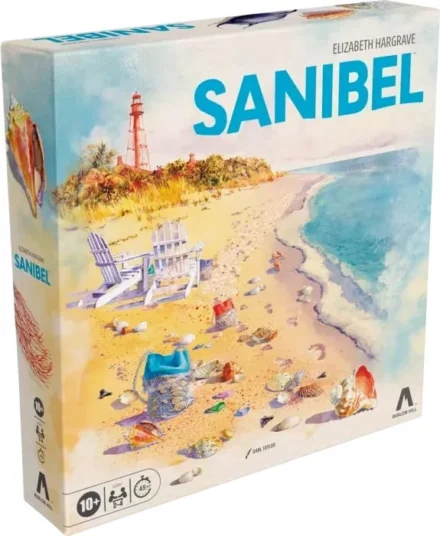 Boîte jeu de société Sanibel plage phare chaises