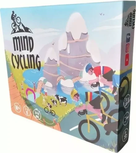Boîte du jeu Mind Cycling avec cyclistes