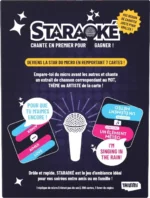 Affiche du jeu Staraoké avec micro central