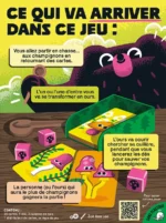 Jeu de société champignons et ours