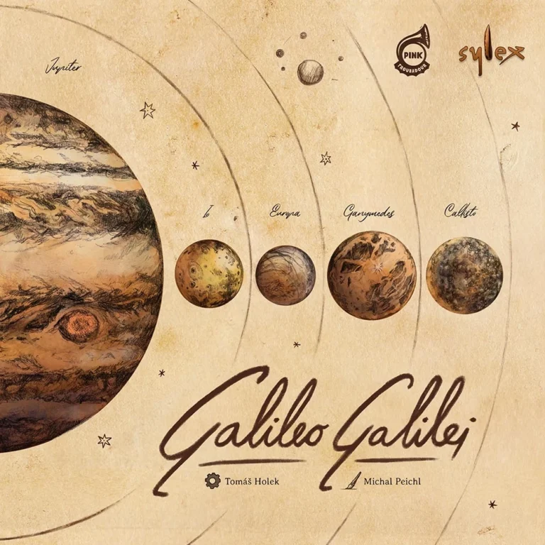 Illustration vintage de Jupiter et ses lunes galiléennes