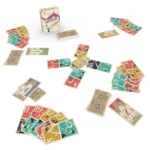 Jeu de société Chouquinettes avec cartes colorées et boîte